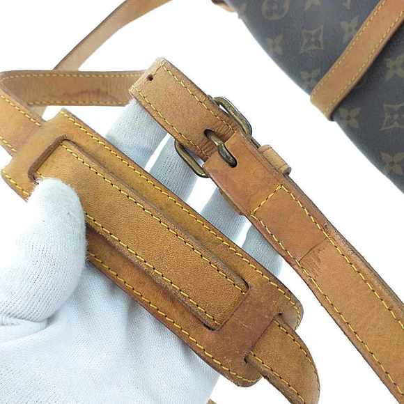 Louis Vuitton Monogram Saumur Shoulder Bag Brown - Picture 7 of 10